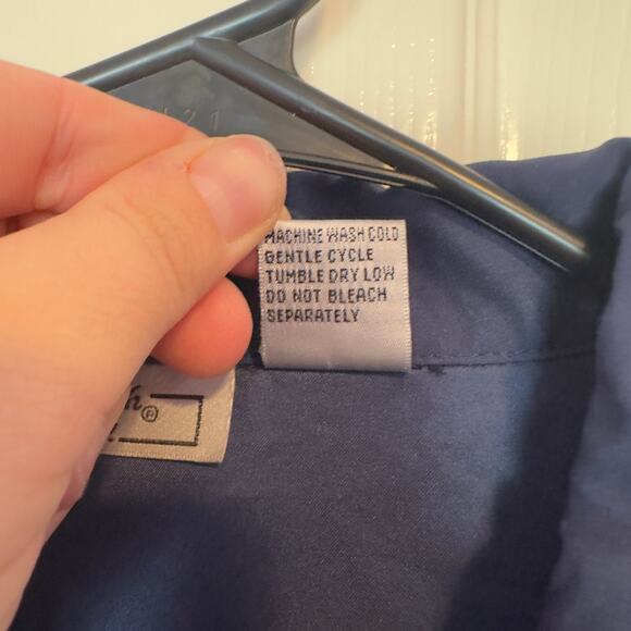 Vintage Keneth Too Navy Gold Embroidered Jacket Shoulder Pads Size XL Nautical - Picture 4 of 9